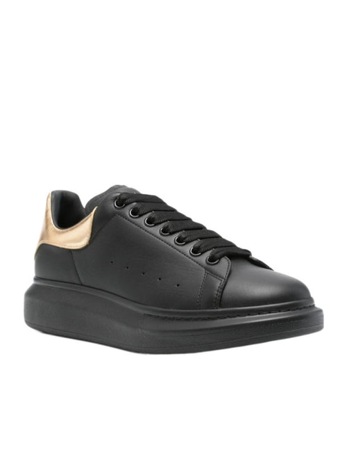 Alexander McQueen Oversized Sneaker "Black Metallic Gold"