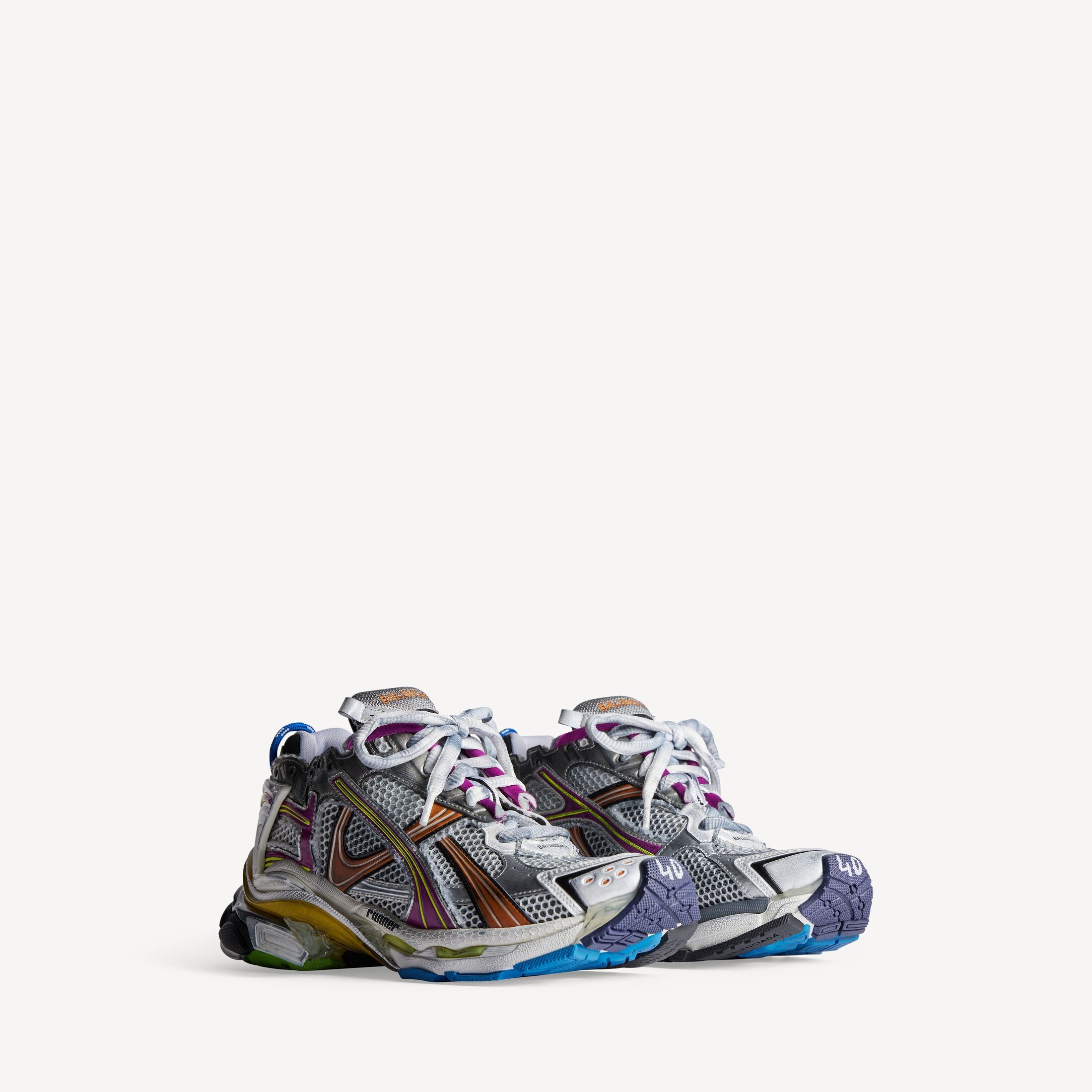 Balenciaga Runner Sneaker "Grey Blue Multi-Color"