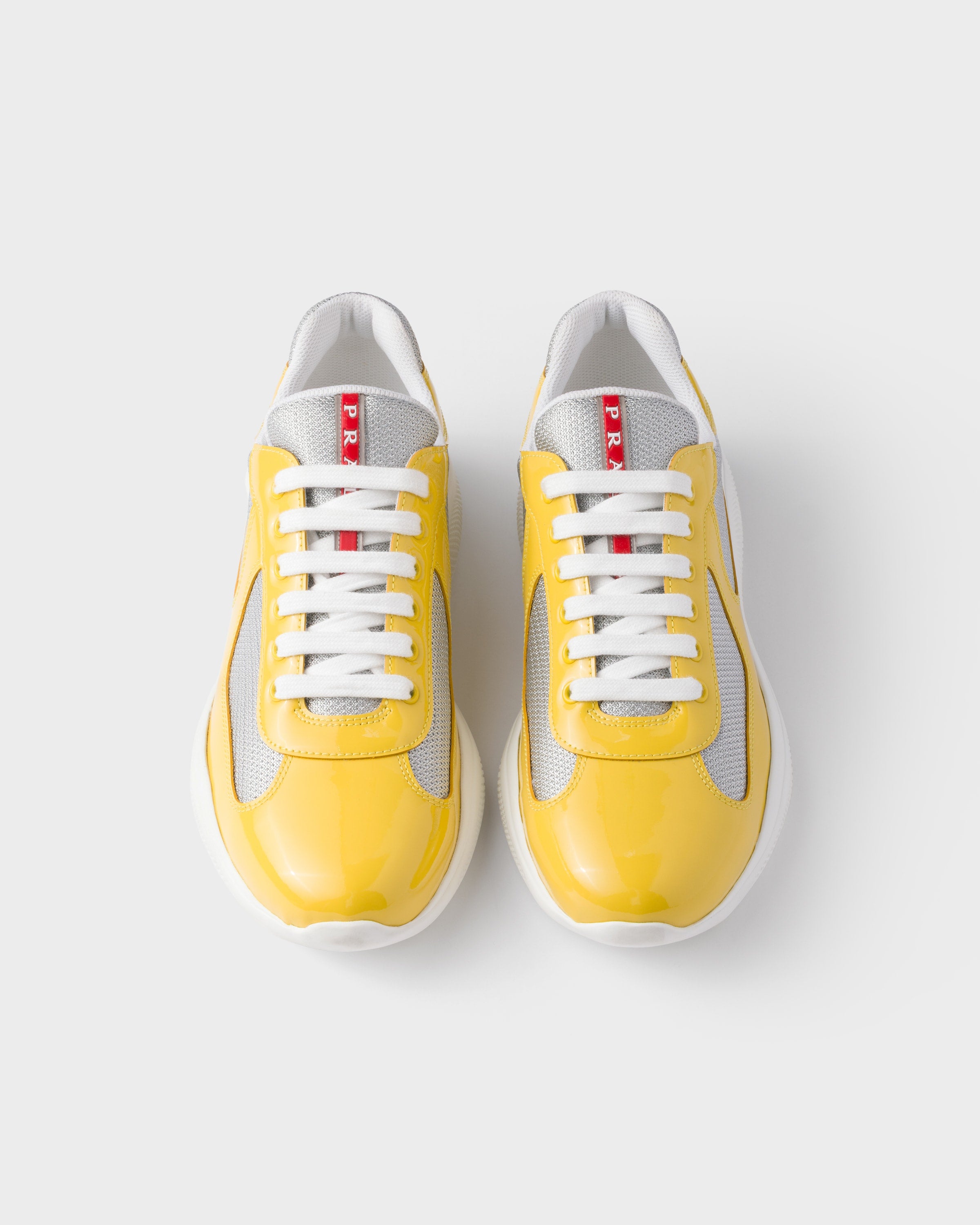 Prada America's Cup Sneaker "Yellow Silver"