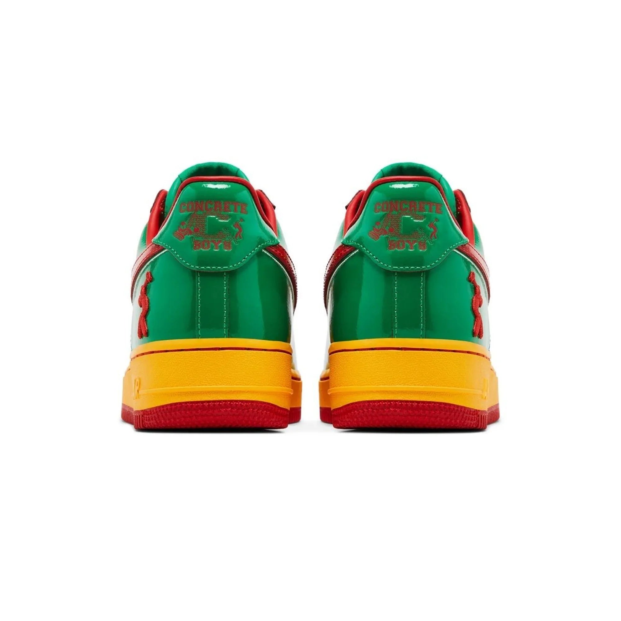 Nike Air Force 1 Low "Gold Green Red" Patent Leather