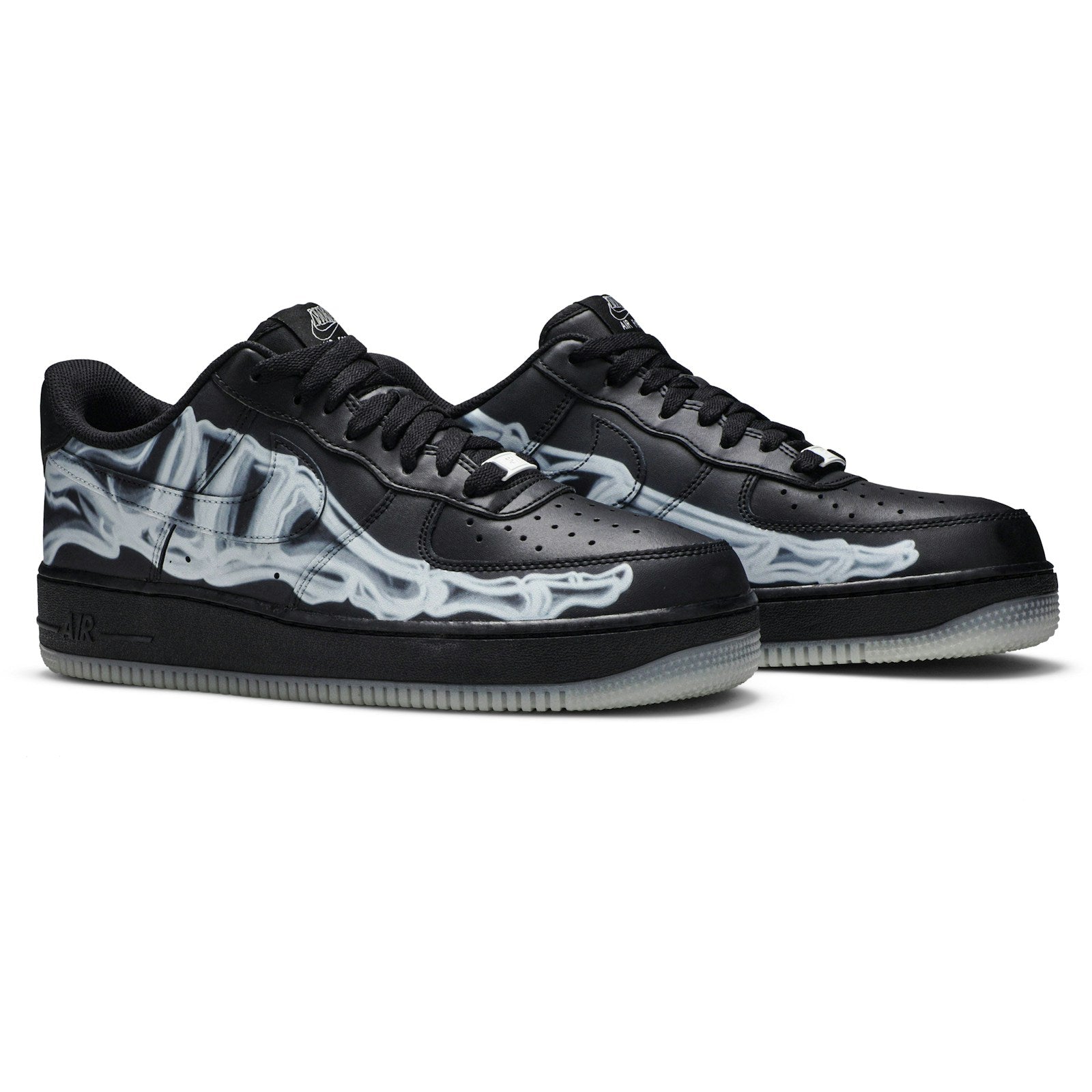 Nike Air Force 1 Low "Skeleton Black"