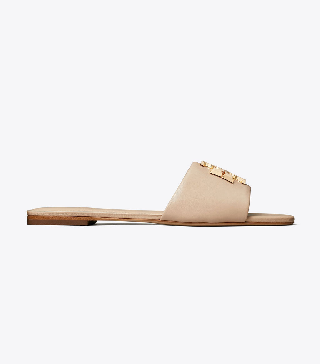 Tory Burch Eleanor Leather Slide "New Cream"