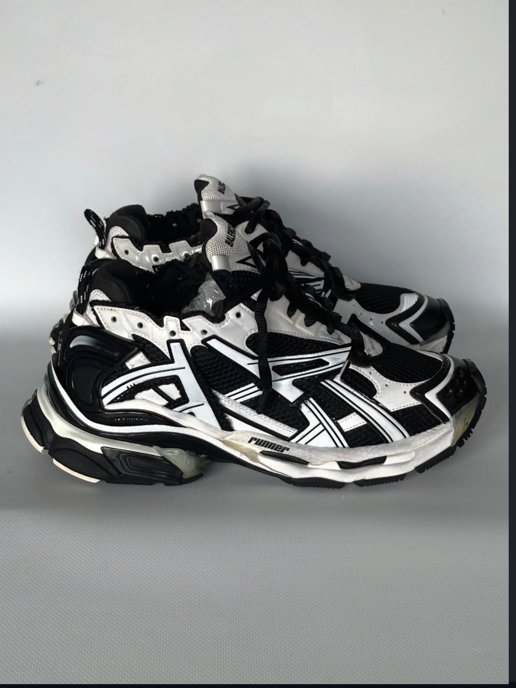Balenciaga Runner Sneaker - Black/White/Grey