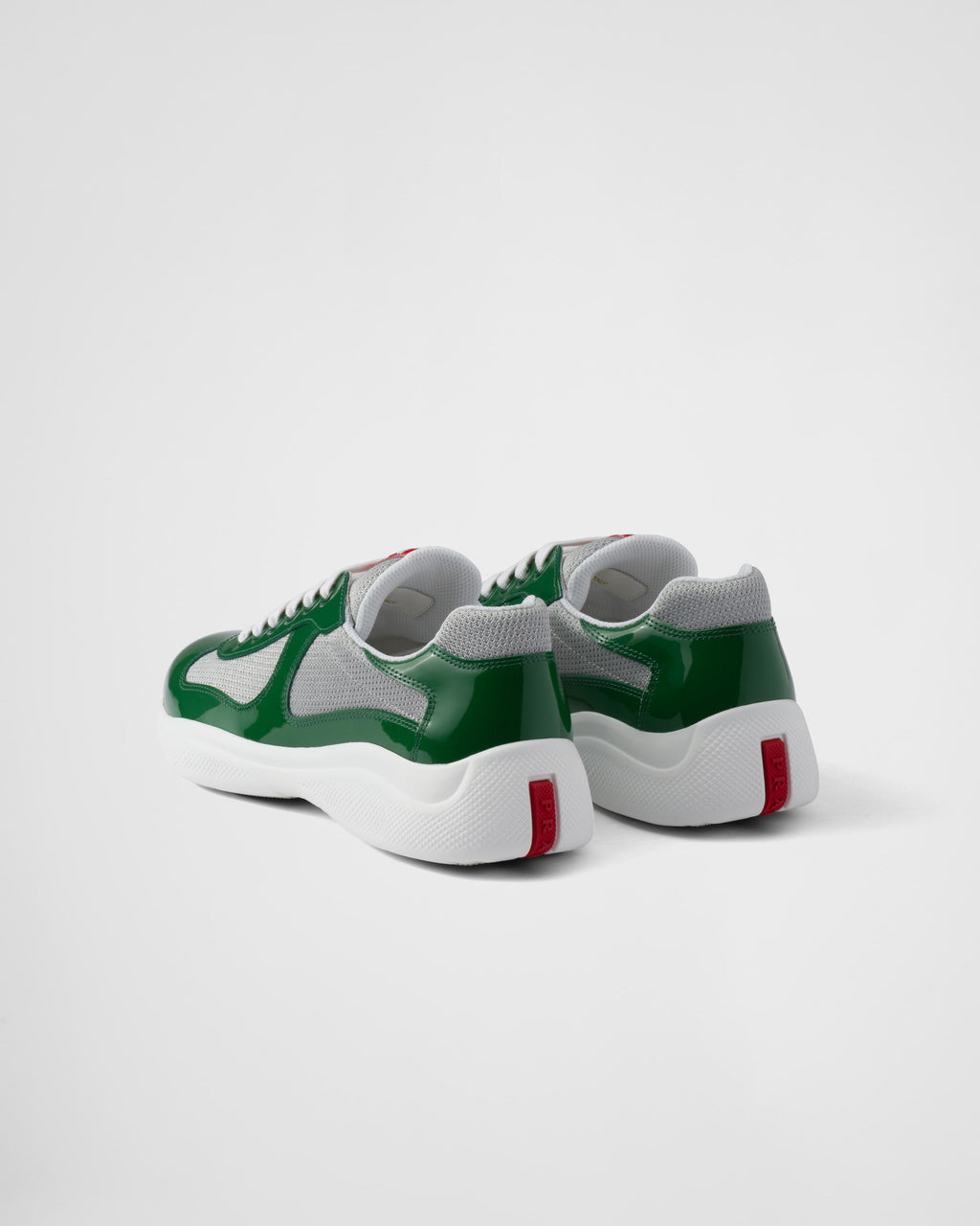 Prada America's Cup Sneaker "Pine Green Silver"