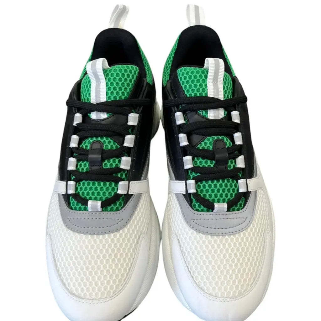 Dior B22 Sneaker "White Black Grass Green"