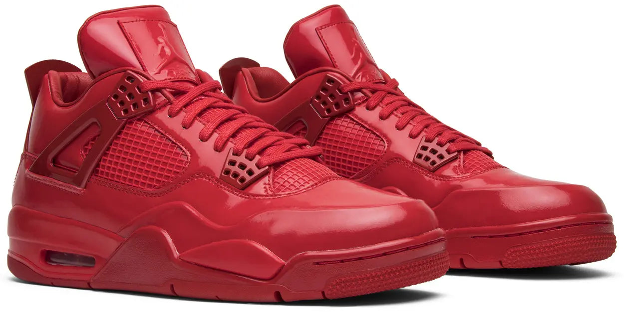 Air Jordan 4 Retro 11Lab4 Red Patent Leather Sneaker