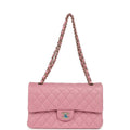 Chanel Classic Medium Double Flap Bag "Pink Caviar Gold"