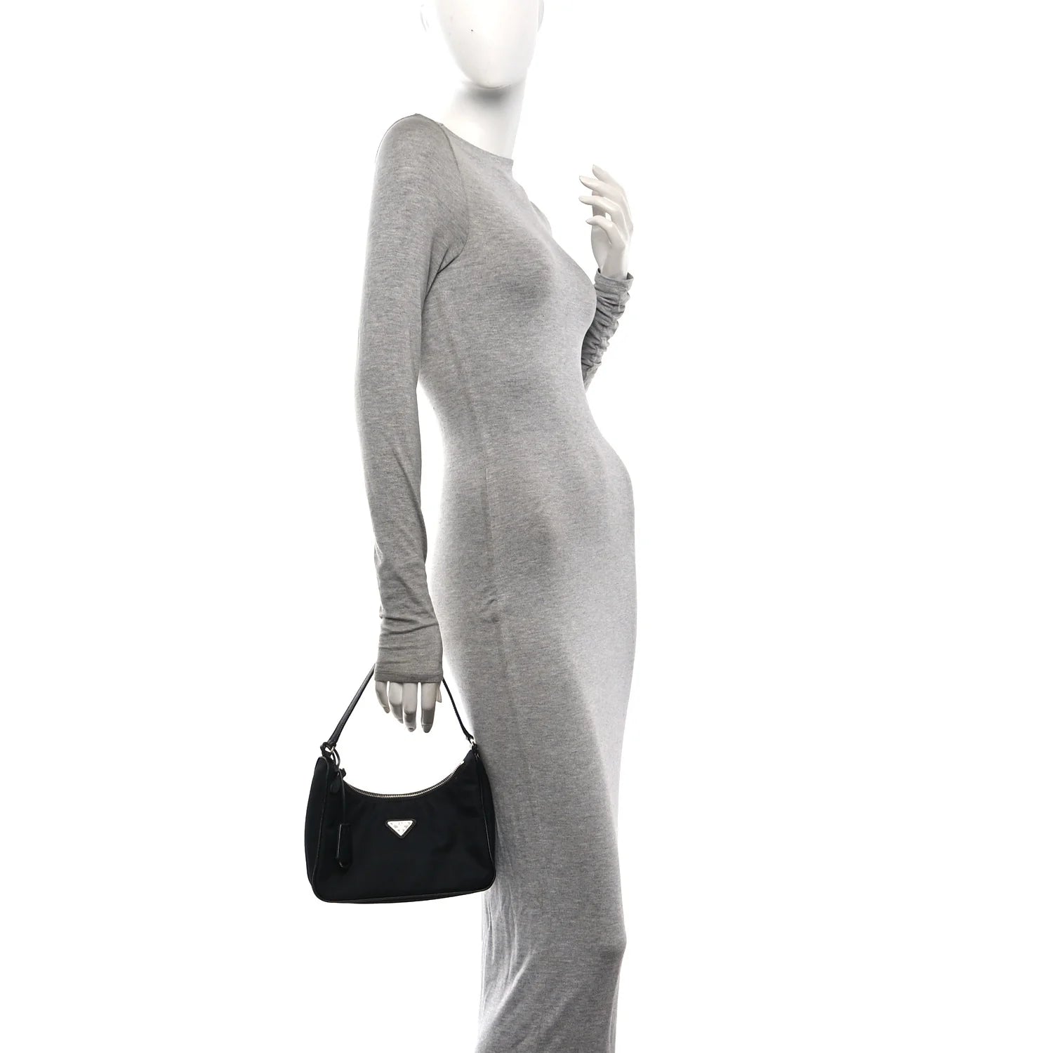 Prada Re-Edition Nylon Shoulder Bag - Black