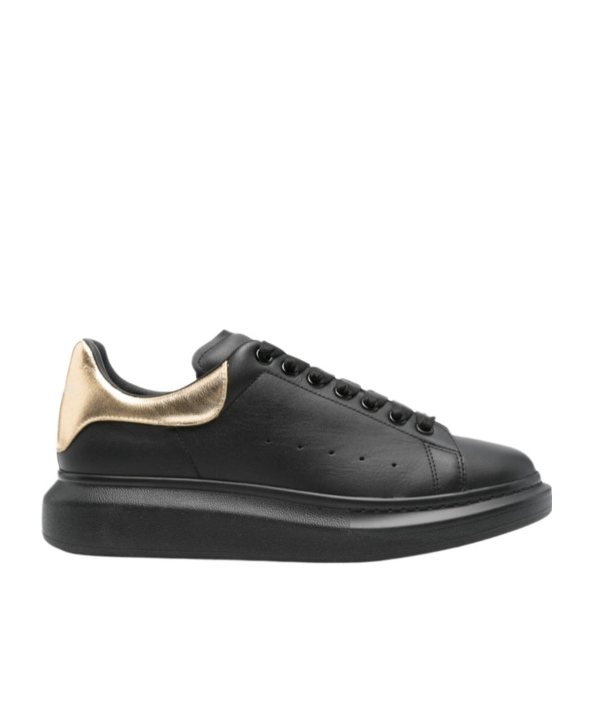 Alexander McQueen Oversized Sneaker "Black Metallic Gold"