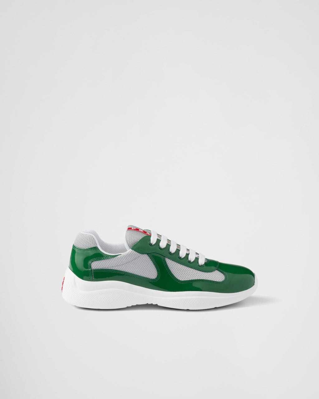 Prada America's Cup Sneaker "Pine Green Silver"