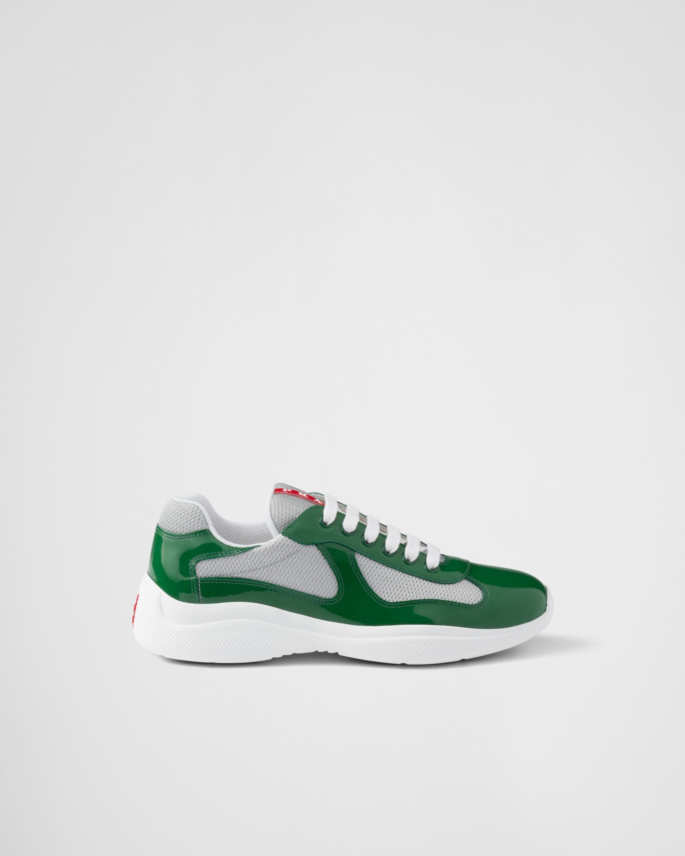 Prada America's Cup Sneaker "Pine Green Silver"