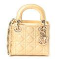 Christian Dior Mini Lady Dior Bag - Beige 💛✨