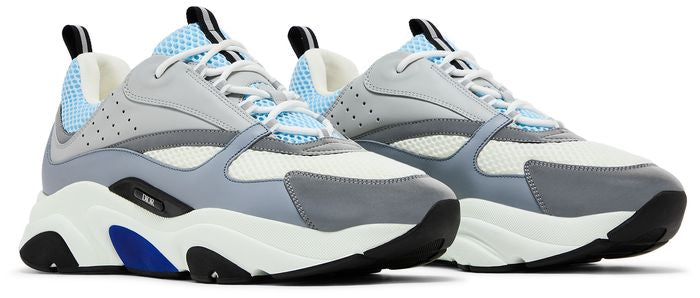 Dior B22 Sneaker - White, Grey & Light Blue