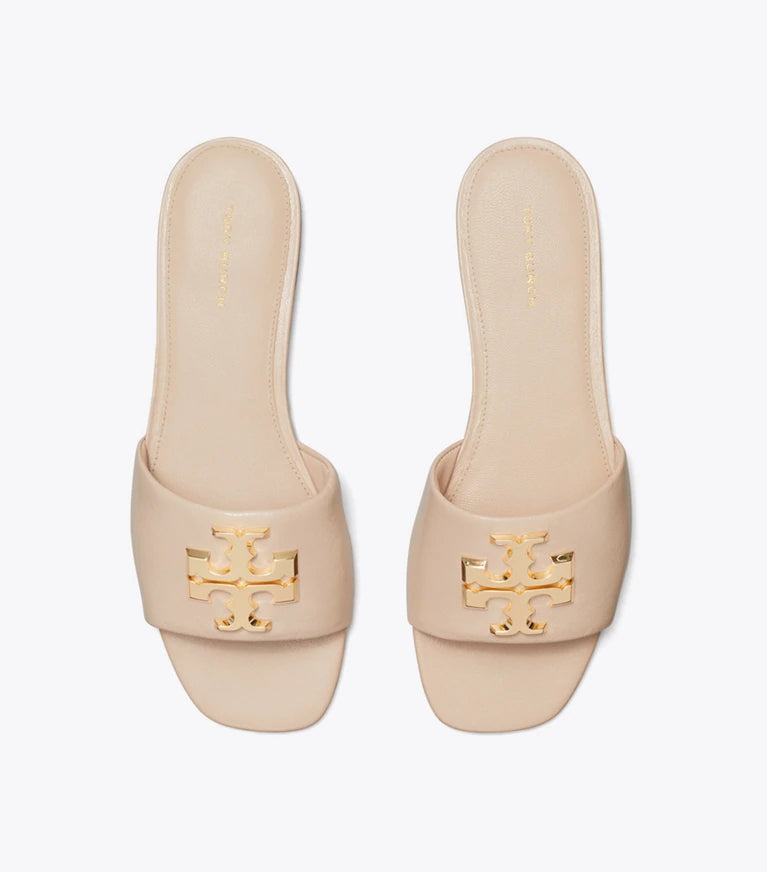 Tory Burch Eleanor Leather Slide "New Cream"