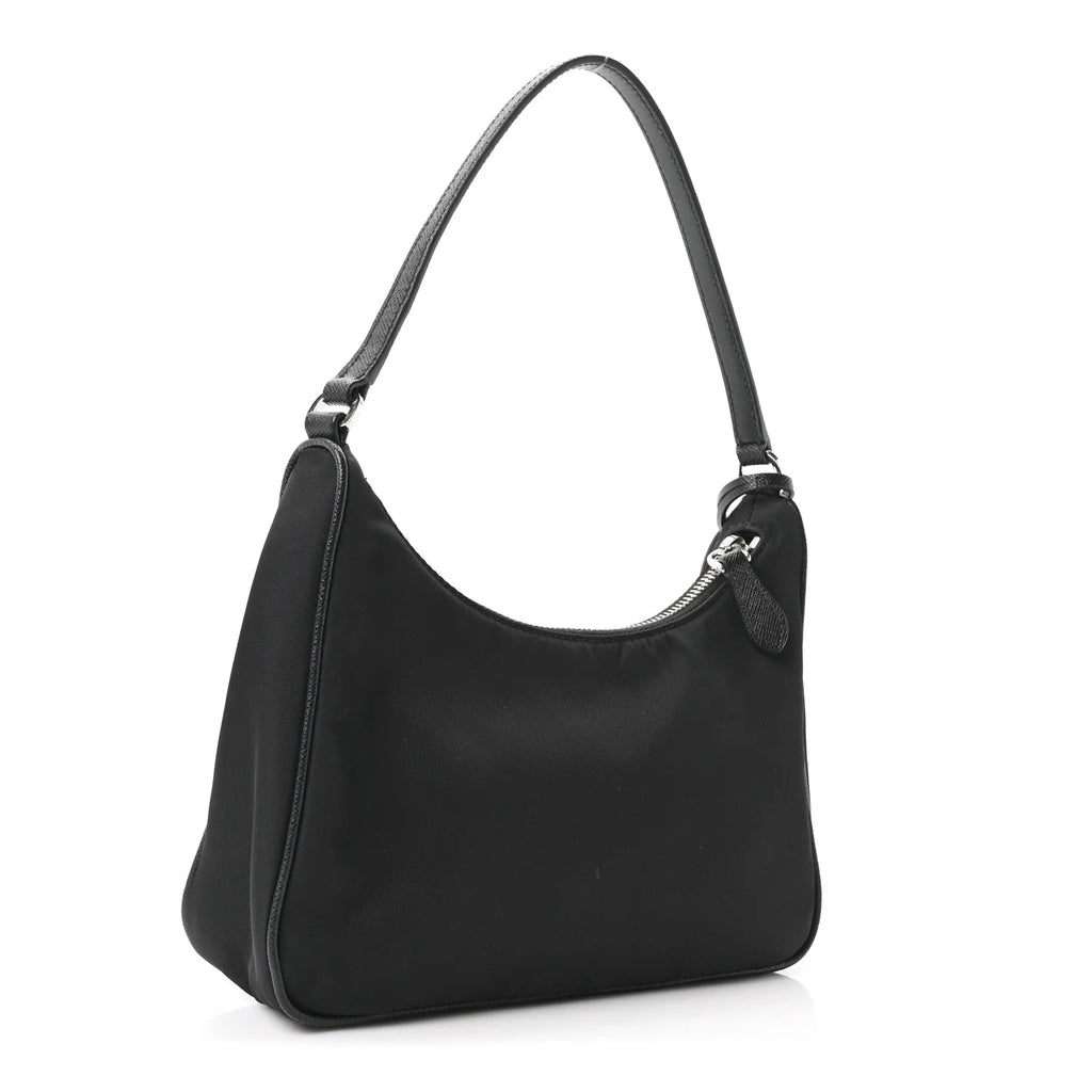 Prada Re-Edition Nylon Shoulder Bag - Black