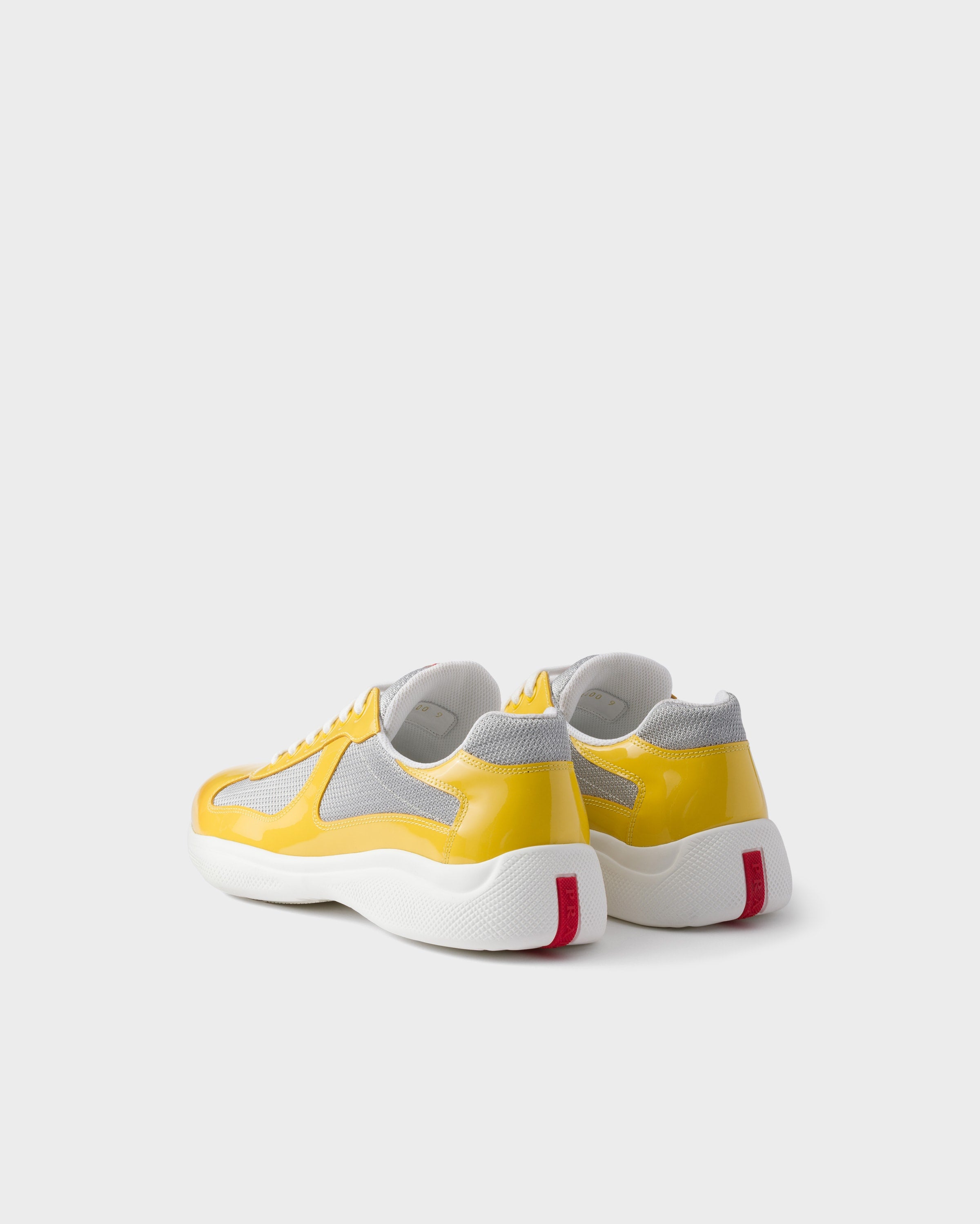 Prada America's Cup Sneaker "Yellow Silver"