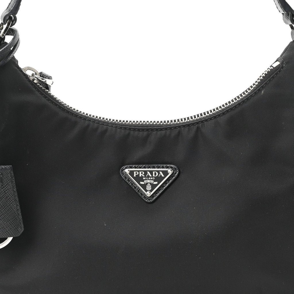 Prada Re-Edition Nylon Shoulder Bag - Black