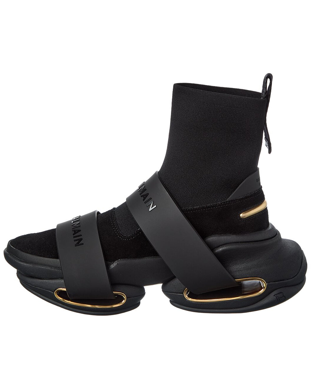 Balmain Unicorn High-Top Sneakers "All Black Gold"