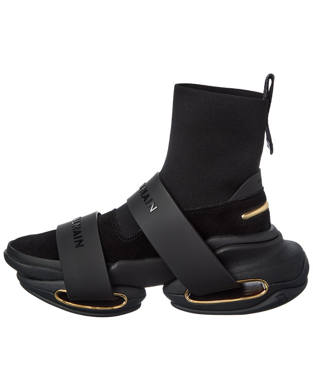 Balmain Unicorn High-Top Sneakers "All Black Gold"