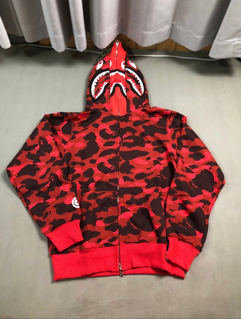 Bape Camo Shark Full Zip Hoodie