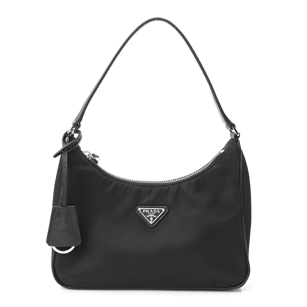 Prada Re-Edition Nylon Shoulder Bag - Black