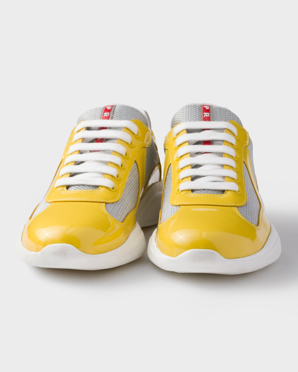 Prada America's Cup Sneaker "Yellow Silver"