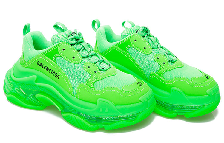 Balenciaga Triple S Sneaker "Neon Green Clear Sole"