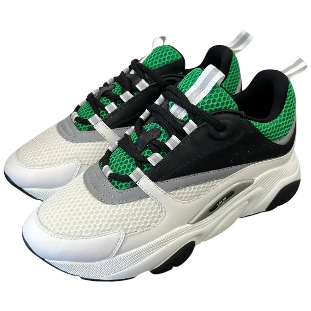 Dior B22 Sneaker "White Black Grass Green"