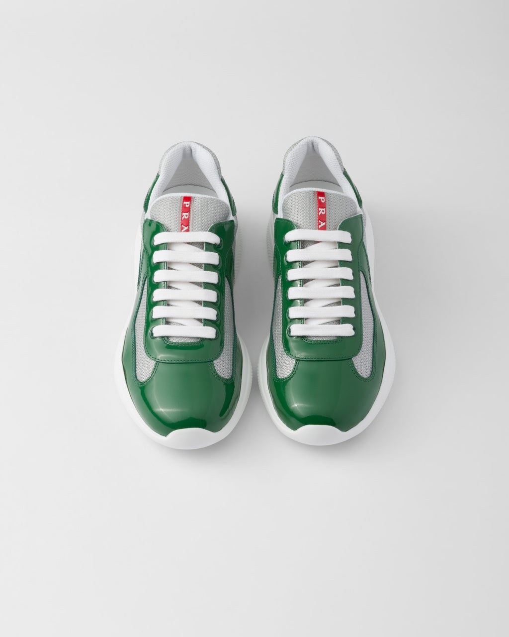 Prada America's Cup Sneaker "Pine Green Silver"