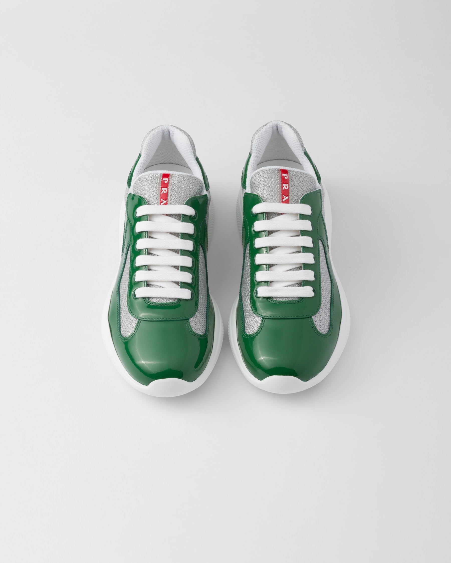 Prada America's Cup Sneaker "Pine Green Silver"