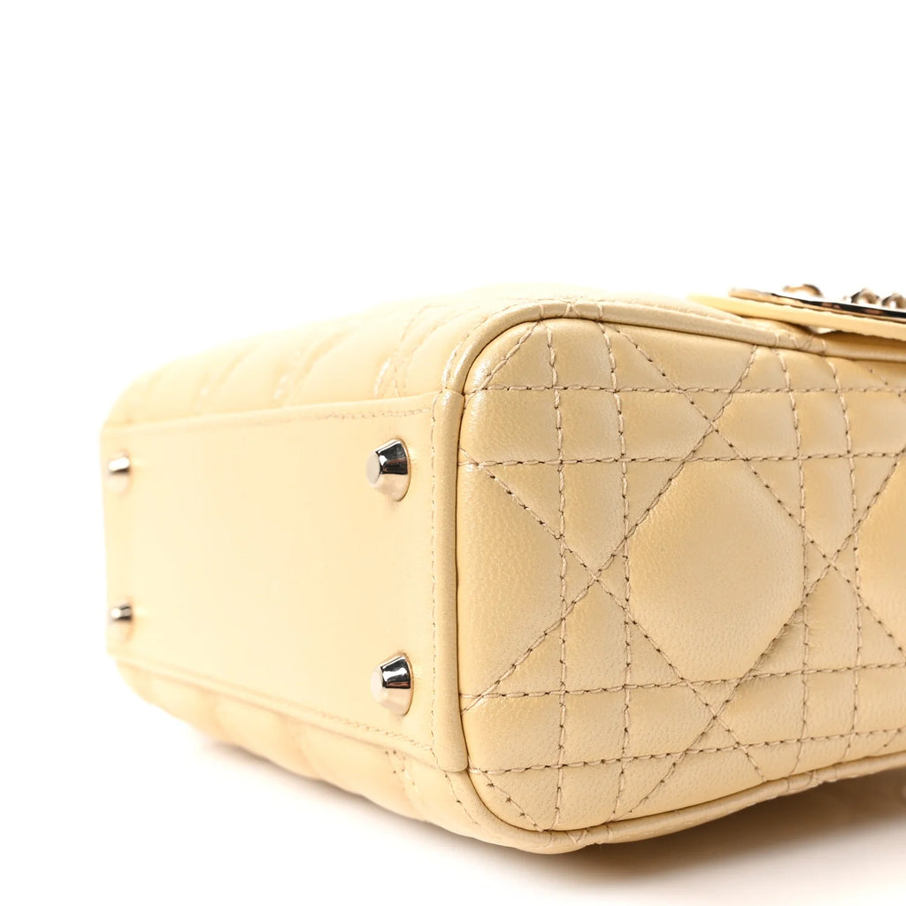 Christian Dior Mini Lady Dior Bag - Beige 💛✨