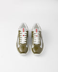Prada America's Cup Sneaker "Olive Green Silver"
