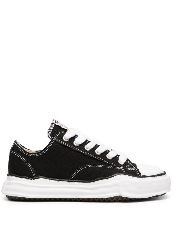 Maison Mihara Yasuhiro Peterson OG Sole Canvas Low Black Sneaker