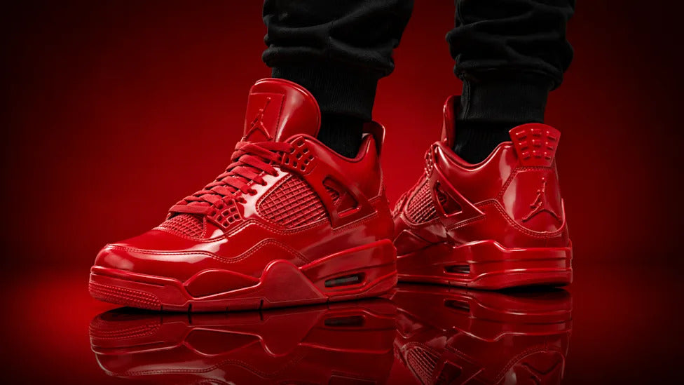 Air Jordan 4 Retro '11Lab4' Red Patent Leather