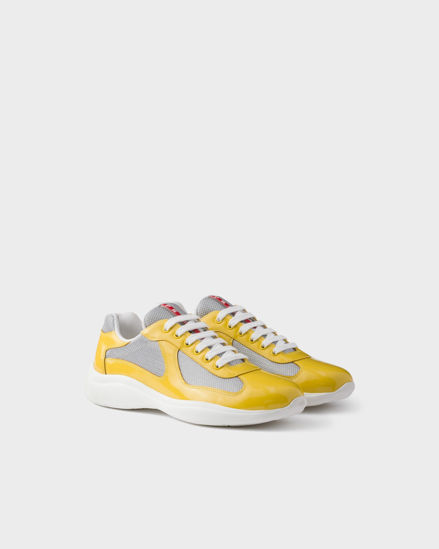 Prada America's Cup Sneaker "Yellow Silver"