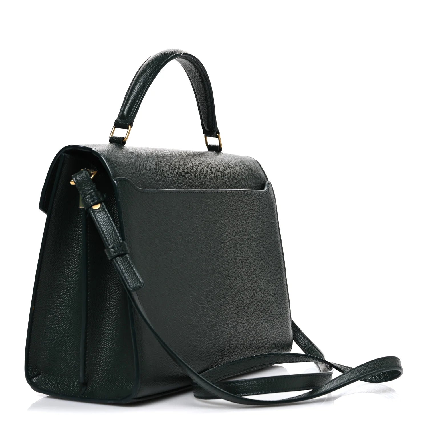 Saint Laurent YSL Cassandra Top Handle Bag - Black 🖤✨