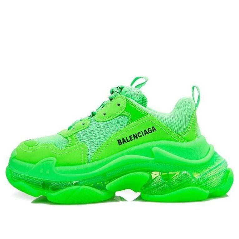 Balenciaga Triple S Sneaker "Neon Green Clear Sole"