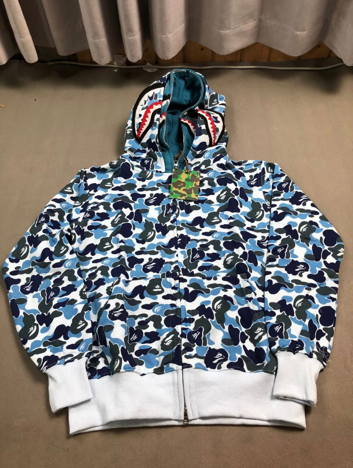 Bape Camo Shark Full Zip Hoodie