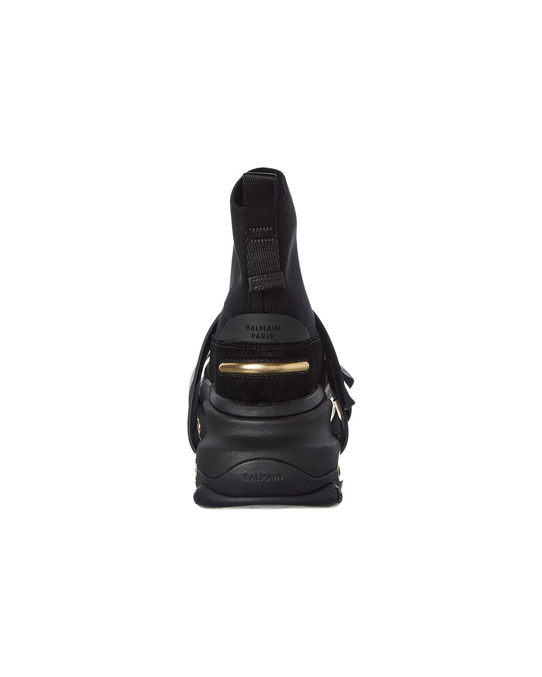 Balmain Unicorn High-Top Sneakers "All Black Gold"