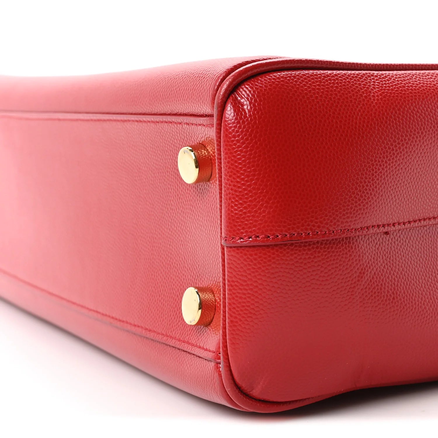 Saint Laurent YSL Leather Tote Bag - Red ❤️✨