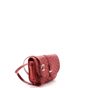 Goyard Belvedere PM Messenger Bag "Burgundy Goyardine"