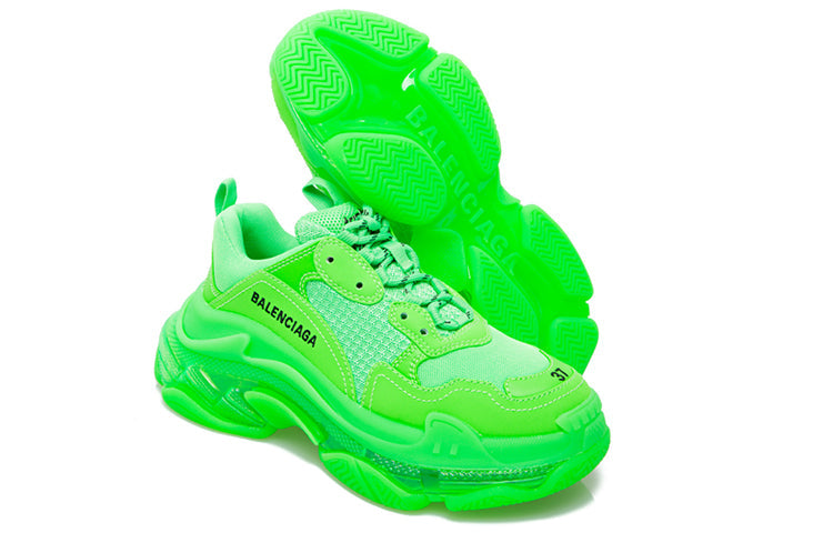 Balenciaga Triple S Sneaker "Neon Green Clear Sole"