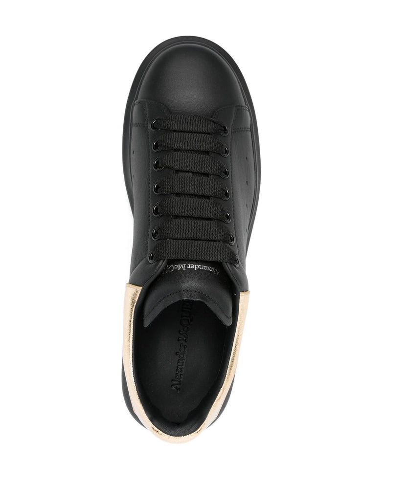 Alexander McQueen Oversized Sneaker "Black Metallic Gold"