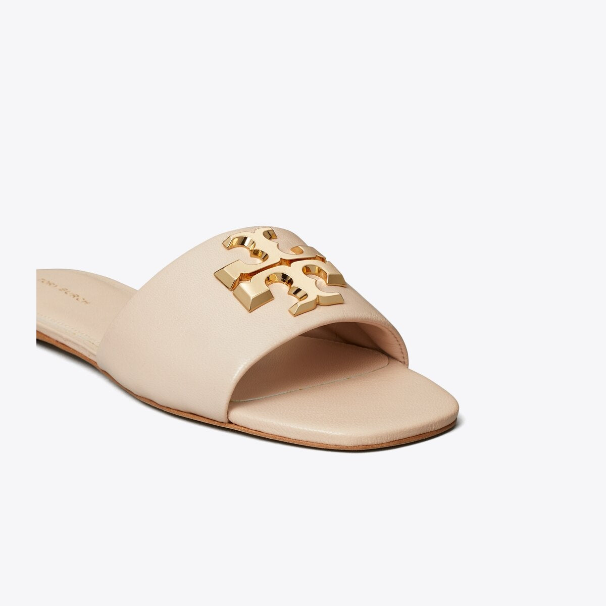 Tory Burch Eleanor Leather Slide "New Cream"